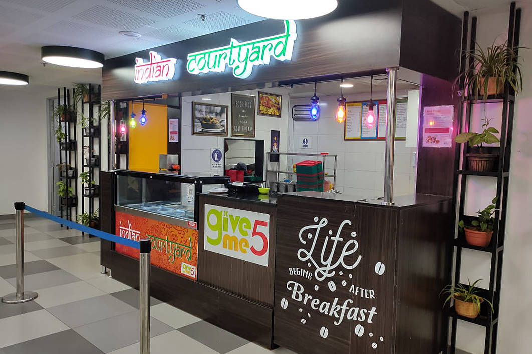 Give Me 5  |  Corporate food counter