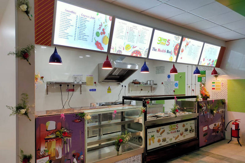 Give Me 5  |  Corporate food counter